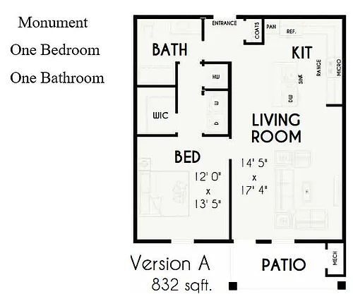 Floor plan The Monument