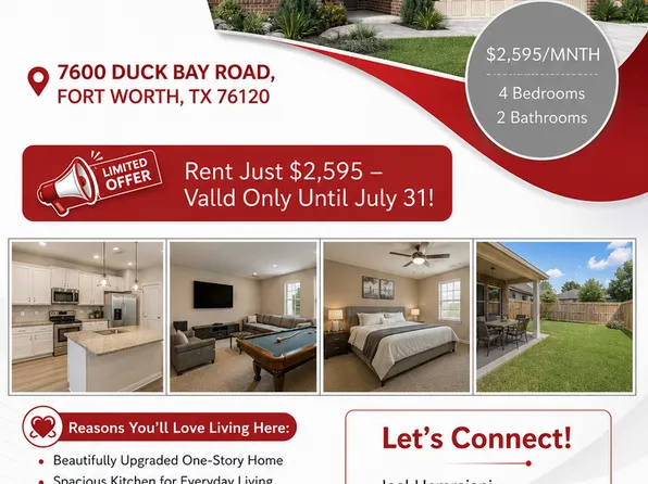 7600 Duck Bay Rd, Fort Worth, TX 76120