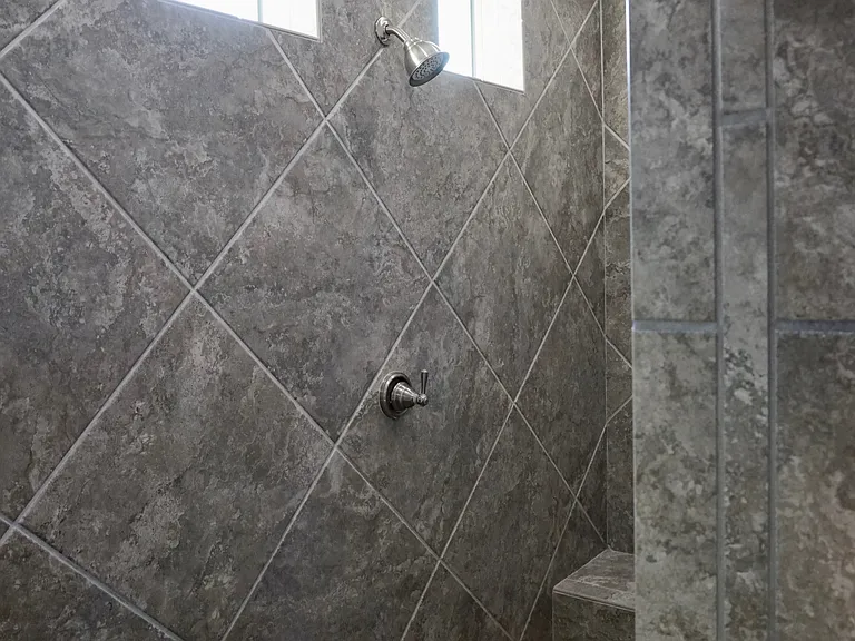 Master shower