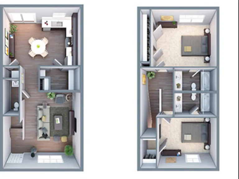 B3 - 2x2.5TH - 1103 sqft B3 - 2x2.5TH - 1103 sqft