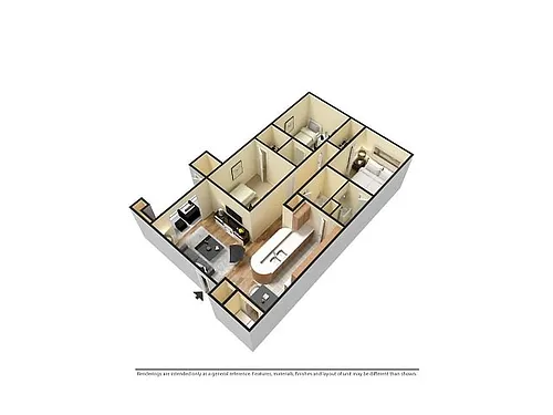 Floor plan 3 Bedroom