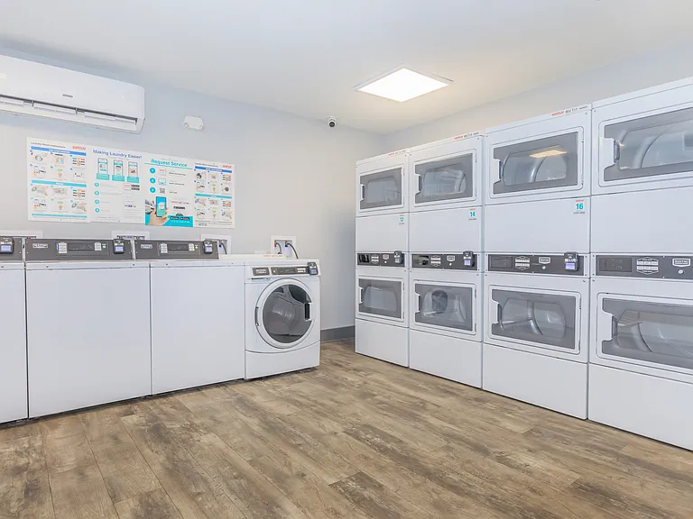 On-site laundry facility