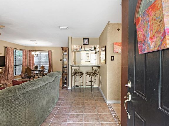 Looking in the house from the Front Door