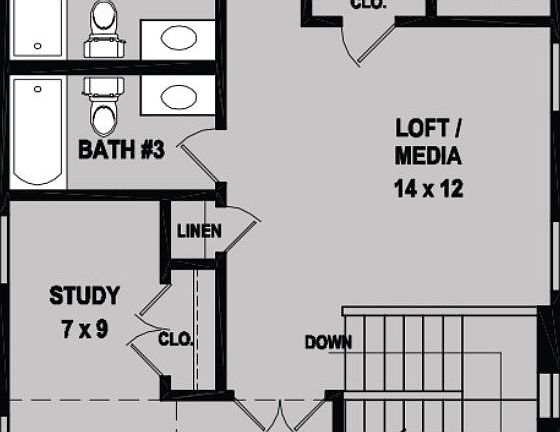 Colter Floorplan Second Floor