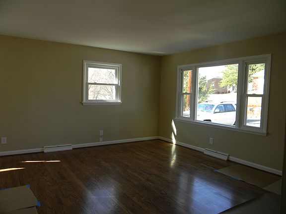 Newly refinished hardwoods