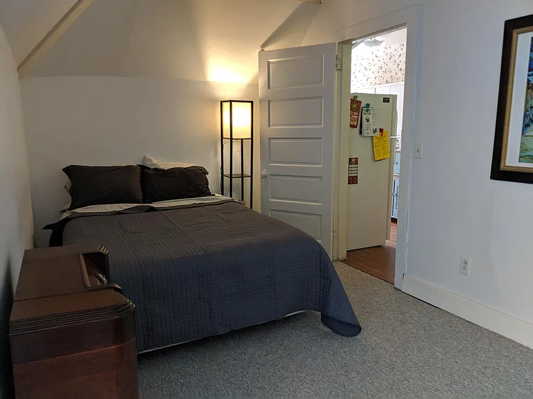 Large bedroom with queen bed