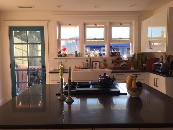 New kitchen with stove in bar