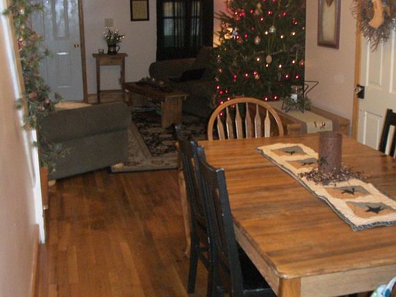 Dining room looking to living room