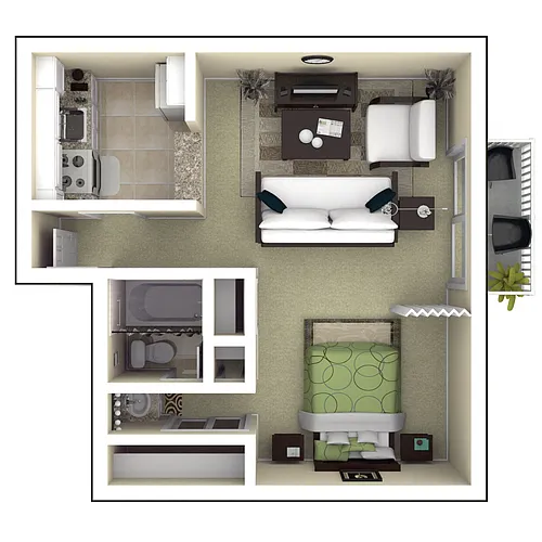 Floor plan Residence 1 Luxury
