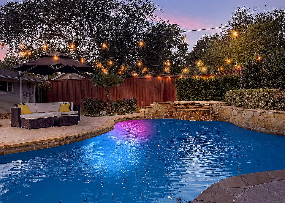 Twilight resort pool