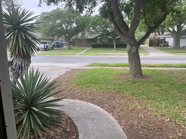 outside front door