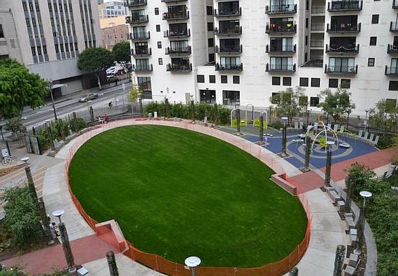 Adjacent Spring Street Park