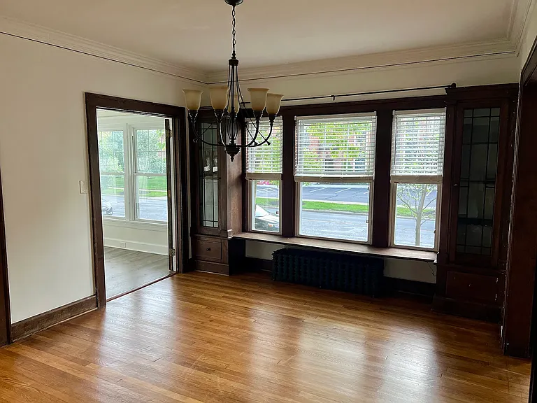 Dining Room light has been replaced with a ceiling fan
