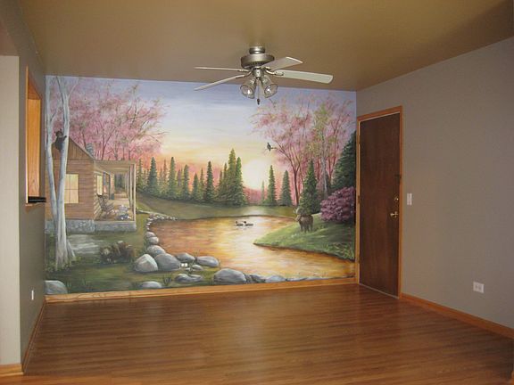 Custom mural in DR