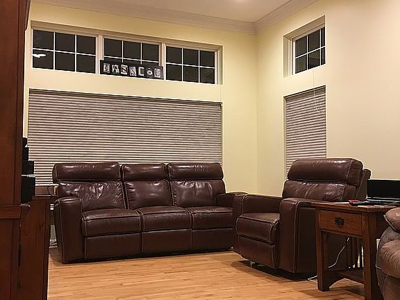 High ceilings- big windows