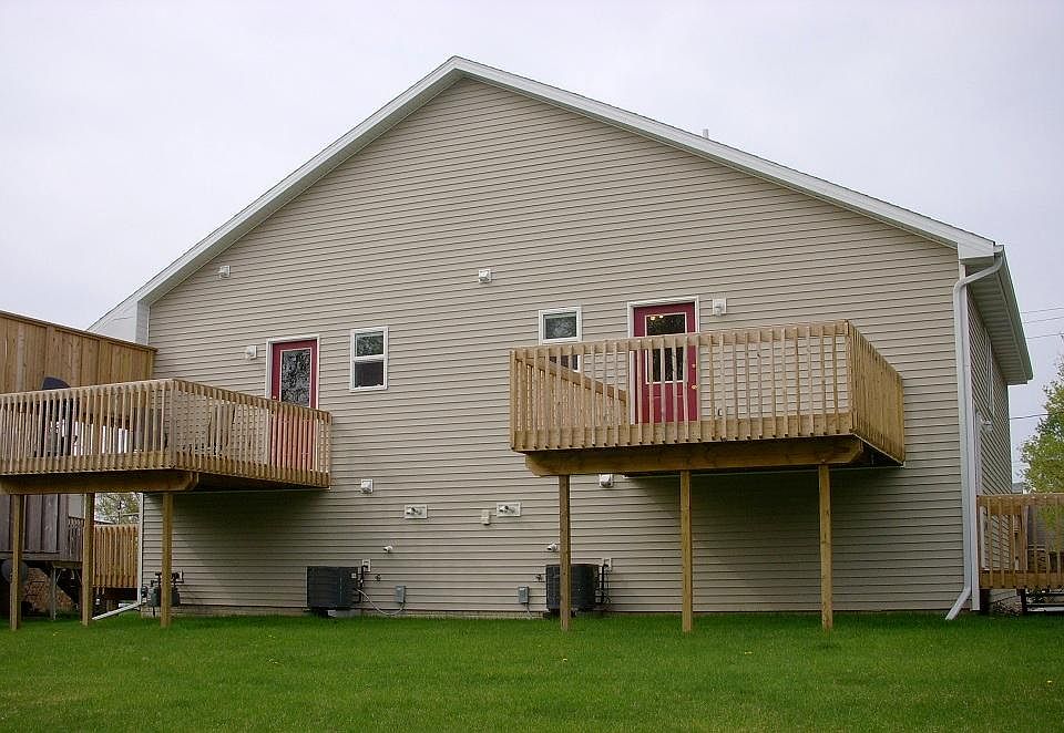Back of Townhome