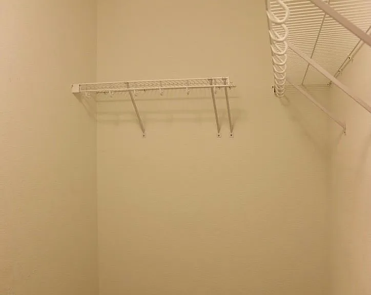 Master walk-in closet