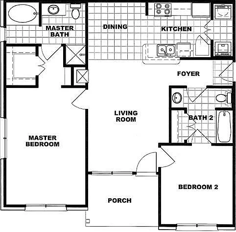 Floor plan Bocage I