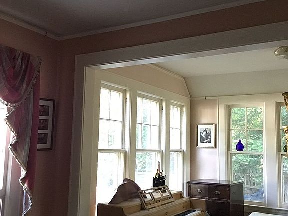 View into sunroom/studio