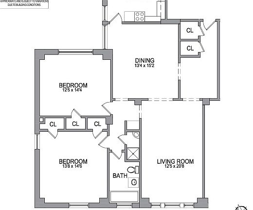 2nd image of 222 W 83rd St APT 5C