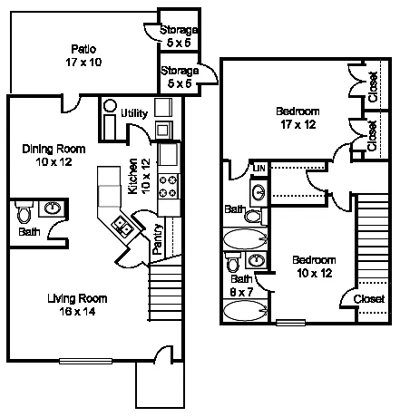 Floor plan B6 - Crested