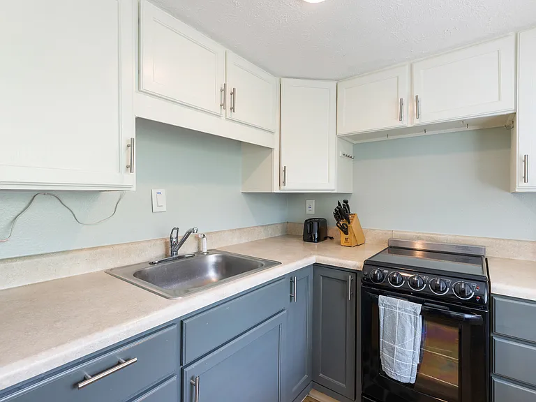 Plenty of counter space for meal prep and cooking convenience.