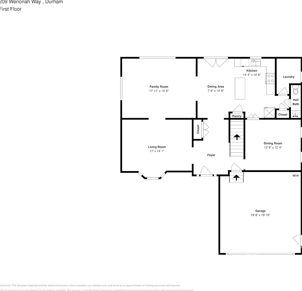 209 Wenonah Way Durham, NC 27713 — Photo 2