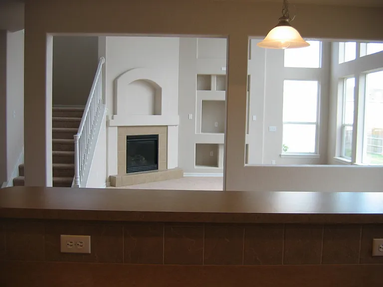 View from kitchen area.