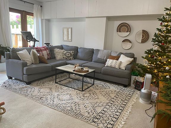 New carpet in living room.