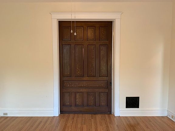 Living Room looking toward middle bedroom pocket door