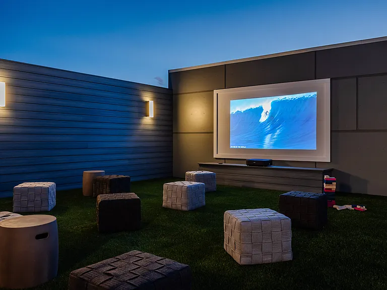 Rooftop Movie Theater