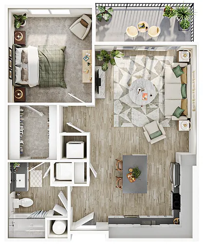 Floor plan A1A