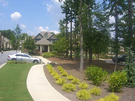 Looking down towards the gazebo area