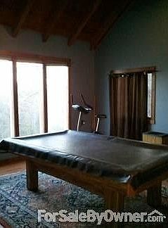 Large post and beam family room