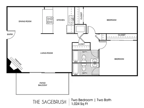 Floor plan The Sagebrush