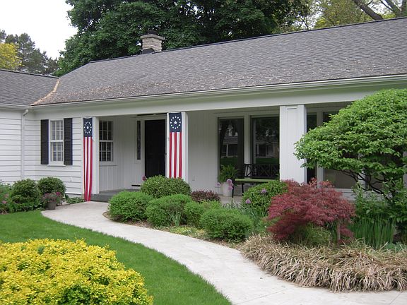 Freshly painted exterior.