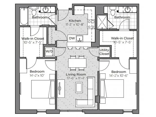 Floor plan The Charles