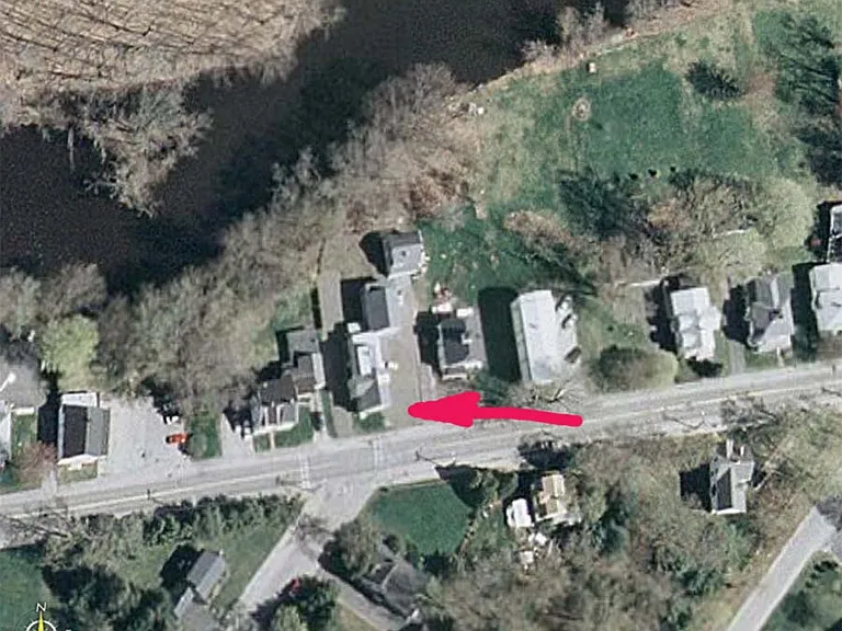 Thatcher Creek is north of 484 Main St.