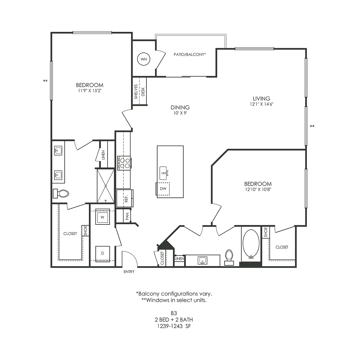 Floor plan B3