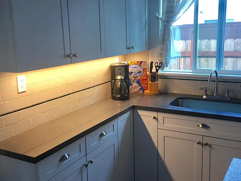 kitchen completely renovated