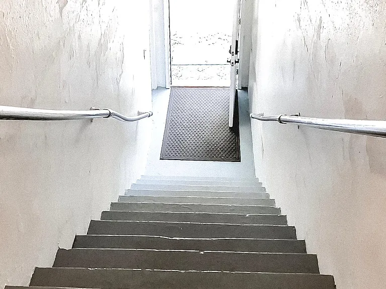(Unit #2|1-Bed/1-Bath|Second Floor): Stairway Looking Down from Entrance to Ground Level