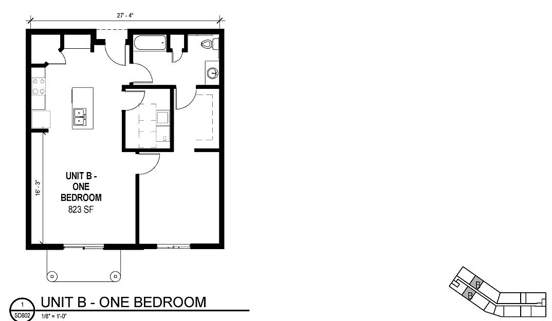 Floor plan West B