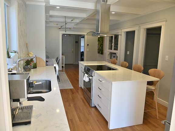 Kitchen view from mudroom/rear entry.