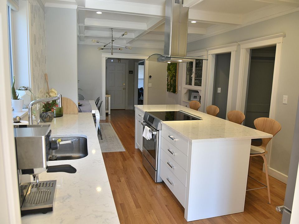 Kitchen view from mudroom/rear entry.