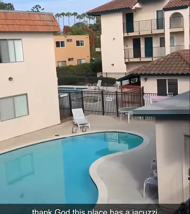 pool and jacuzzi