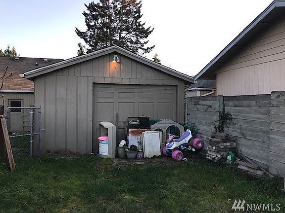 Detached storage shed 
