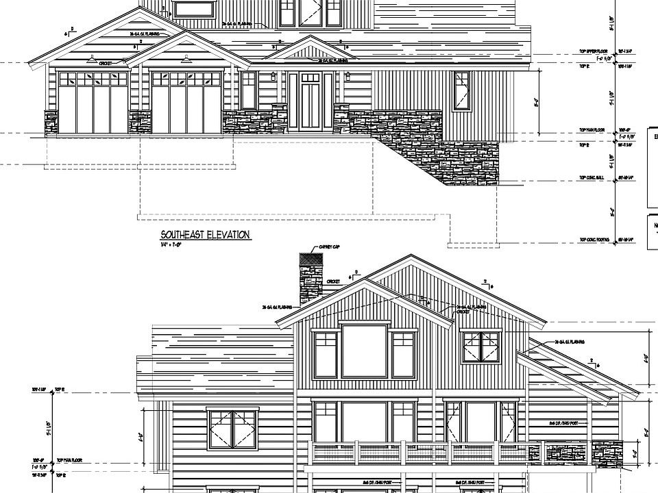 Front rear elevation