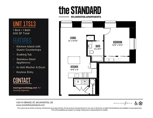 Floor plan 1TS13