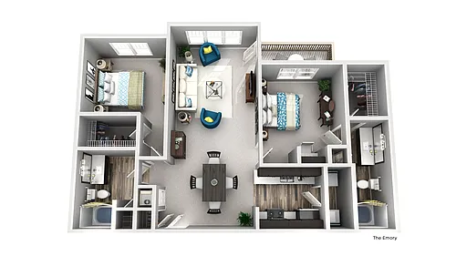 Floor plan The Emory