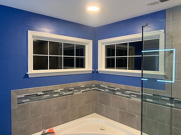 Updated master bathroom